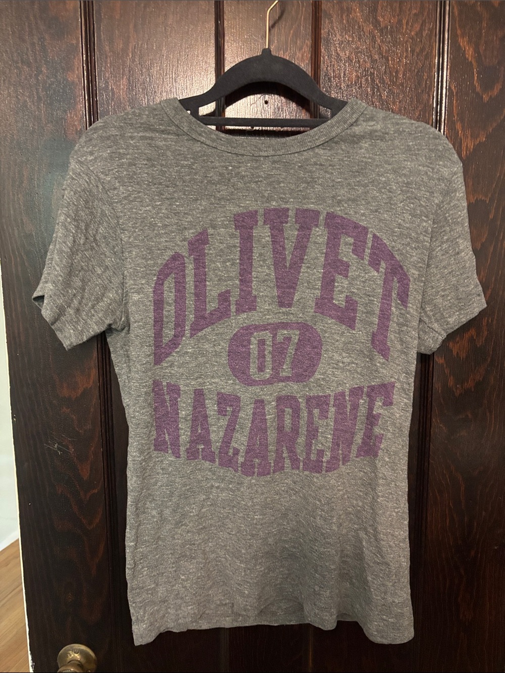 League Gray Short Sleeve Olivet Nazarene University Tee